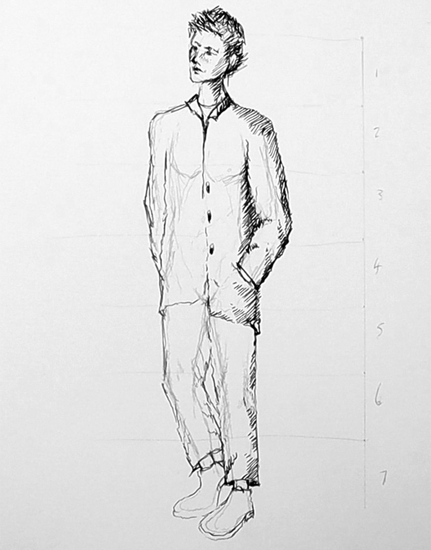 person drawing 20
