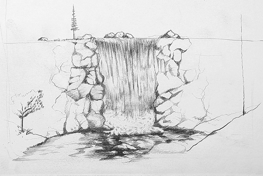 waterfall drawing 22 