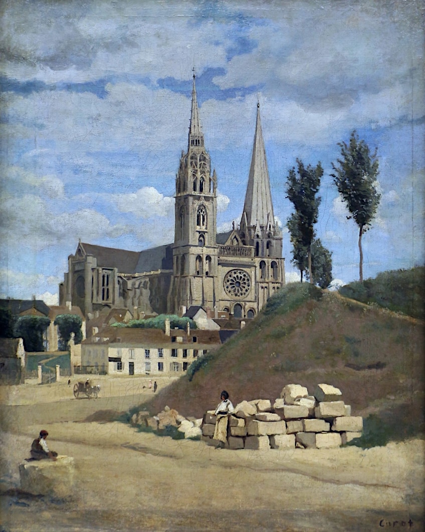Chartres Cathedral in 1830