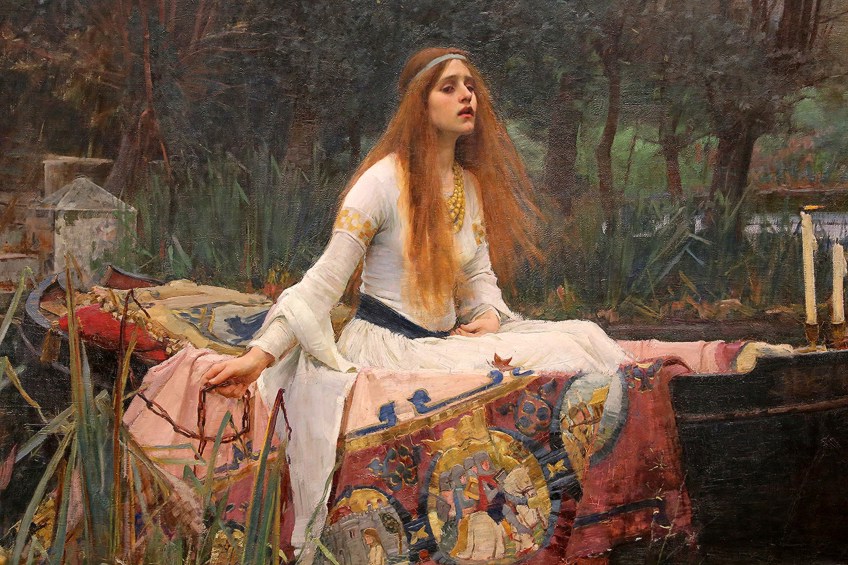 Color in the Lady of Shalott Painting