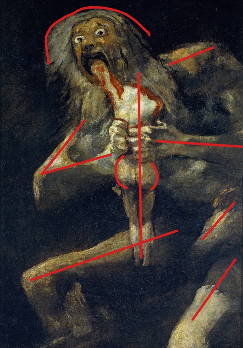 Saturn Devouring His Son Painting Analysis