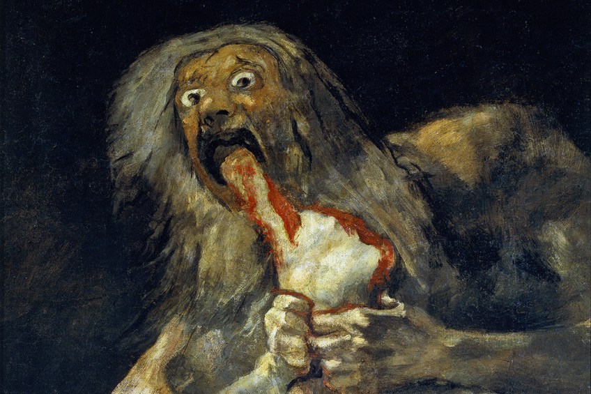 Saturn Devouring One of His Sons by Francisco Goya