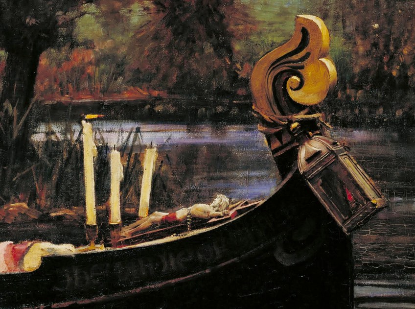 The Lady of Shalott Painting Details