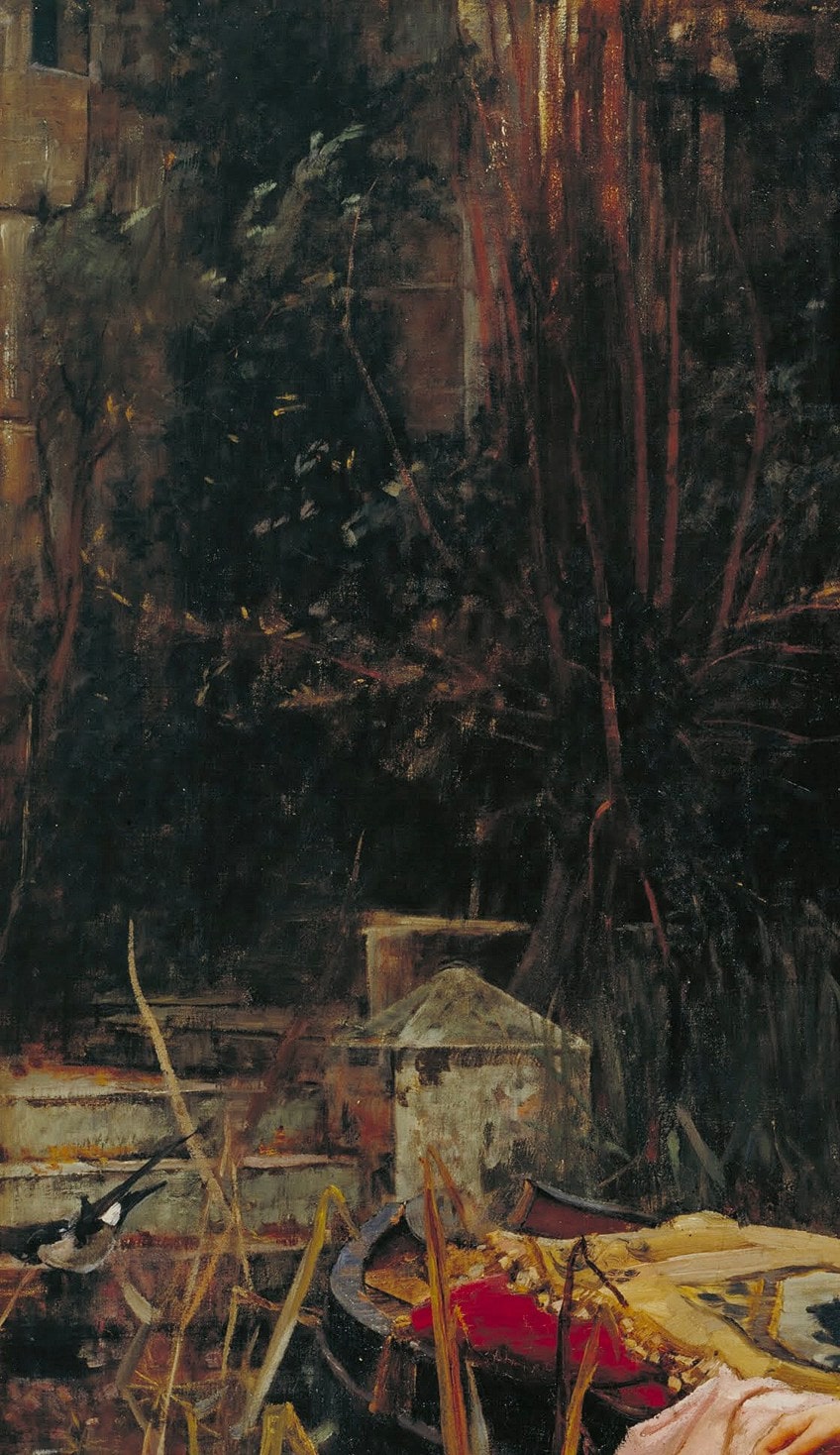 The Lady of Shalott Painting Study
