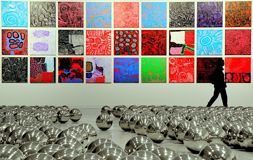 Yayoi Kusama Paintings and Installation