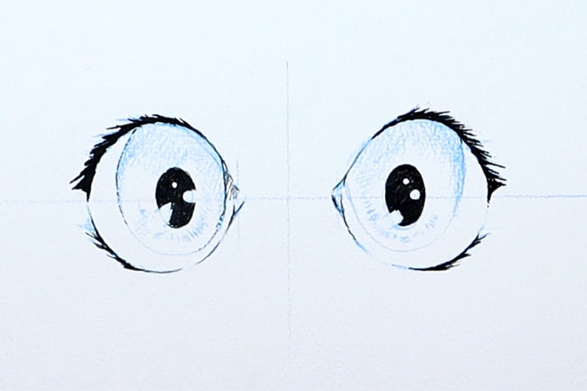 Anime Eyes Drawing Reference