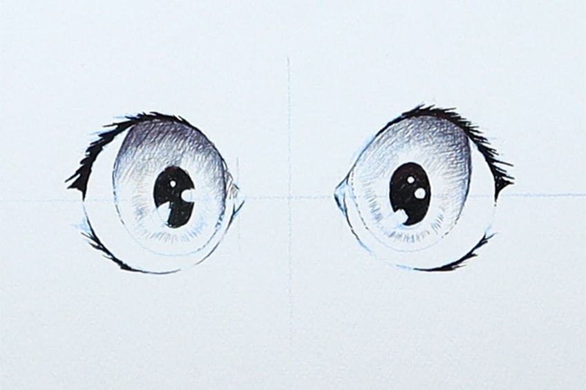 Image result for anime eyes drawing reference