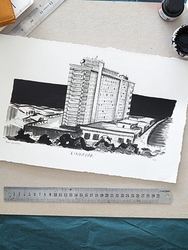 Skyscraper Drawing – Step-by-Step Drawing Tutorial!