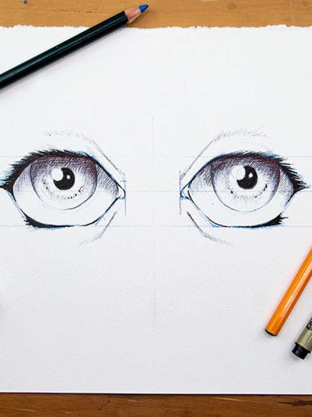 how to draw anime eyes