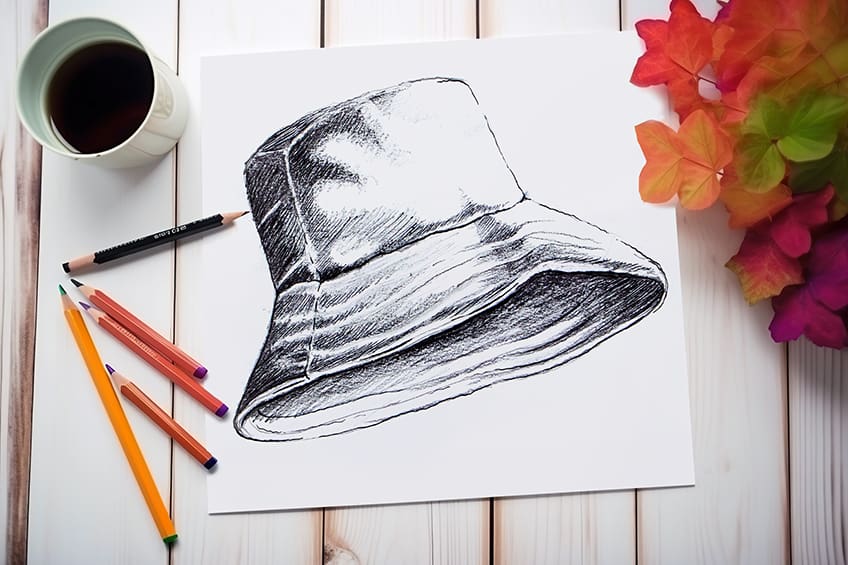 hat drawing