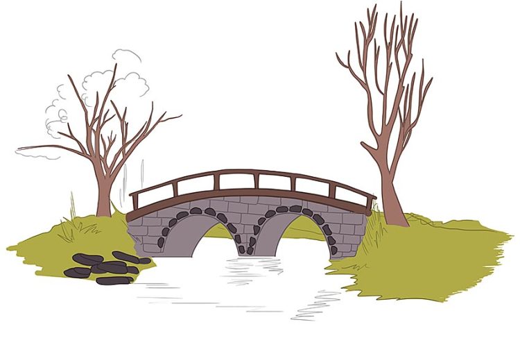 How to Draw a Bridge - An Easy-to-Follow Bridge Drawing Tutorial