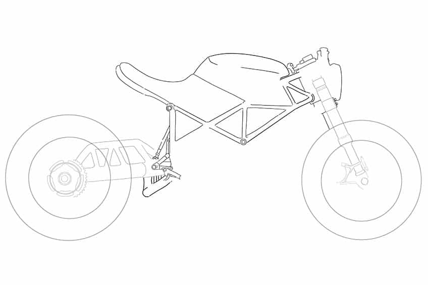 Motorcycle Drawing 04