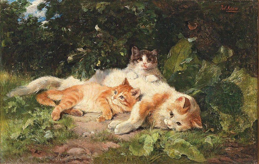 famous cat paintings