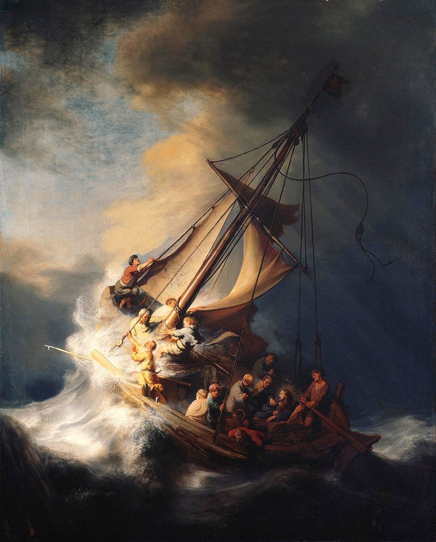 Paintings of Ships at Sea