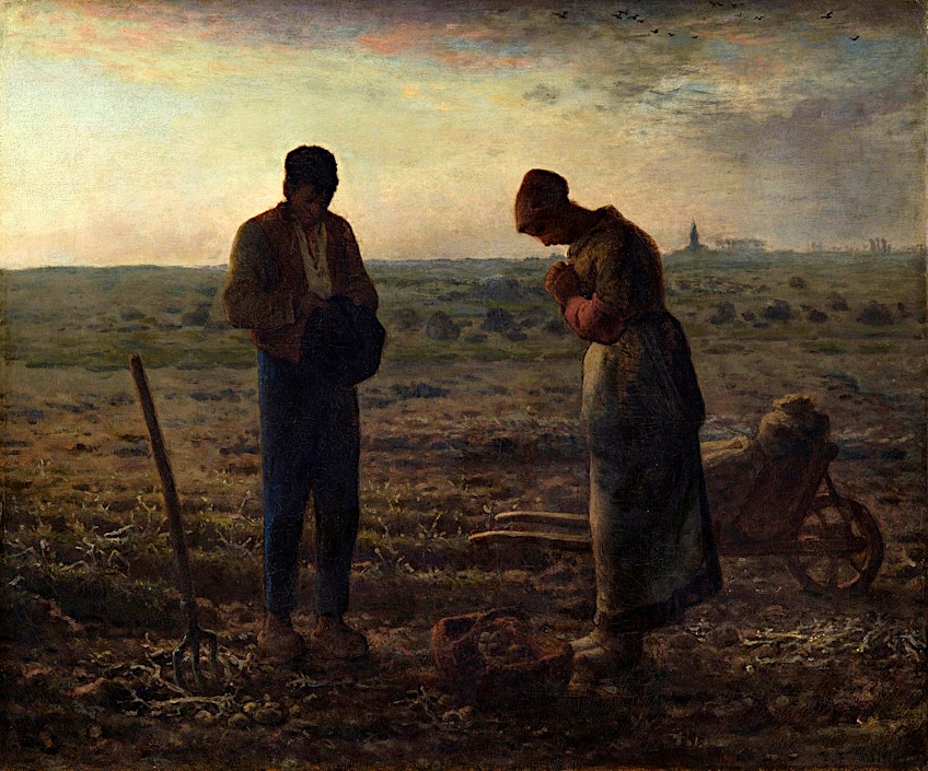 The Angelus by Millet