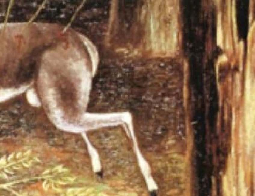 The Wounded Deer Painting Shading