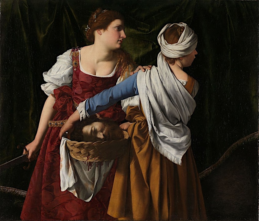 Artemisia and Orazio Gentileschi Painting