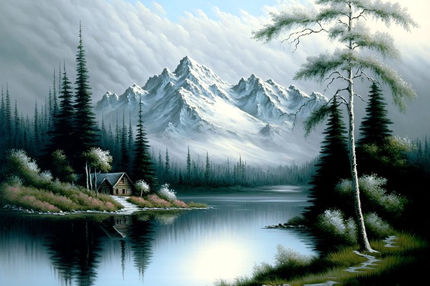 Most Dear Bob Ross Paintings Whatsb22 Omar