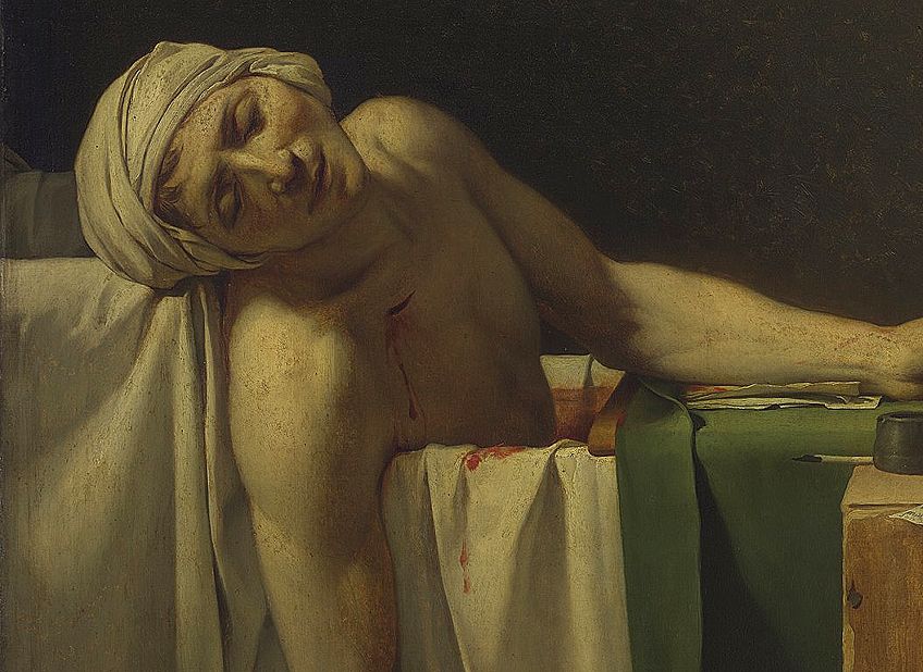 Color in the Death of Marat Analysis