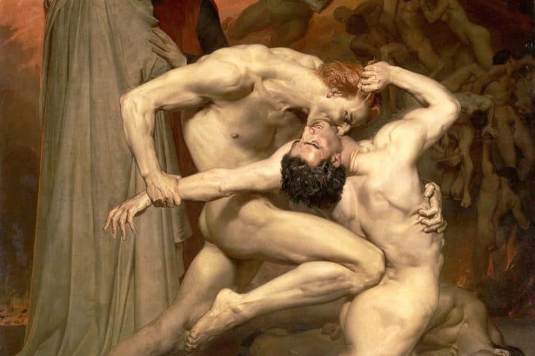 “Dante and Virgil in Hell” by William-Adolphe Bouguereau – A Look