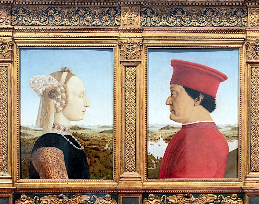 Duke and Duchess of Urbino Piero della Francesca