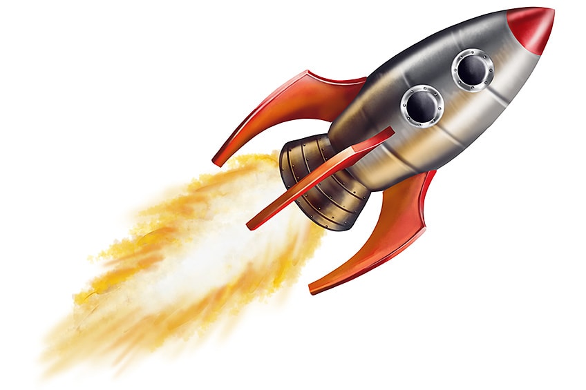 Rocket Drawing by MLSPcArt on Dribbble