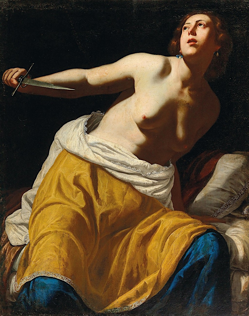 Lucretia by Artemisia Gentileschi 1650