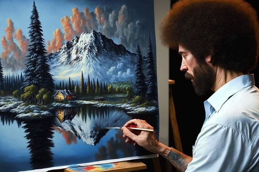 Most Famous Bob Ross Painting