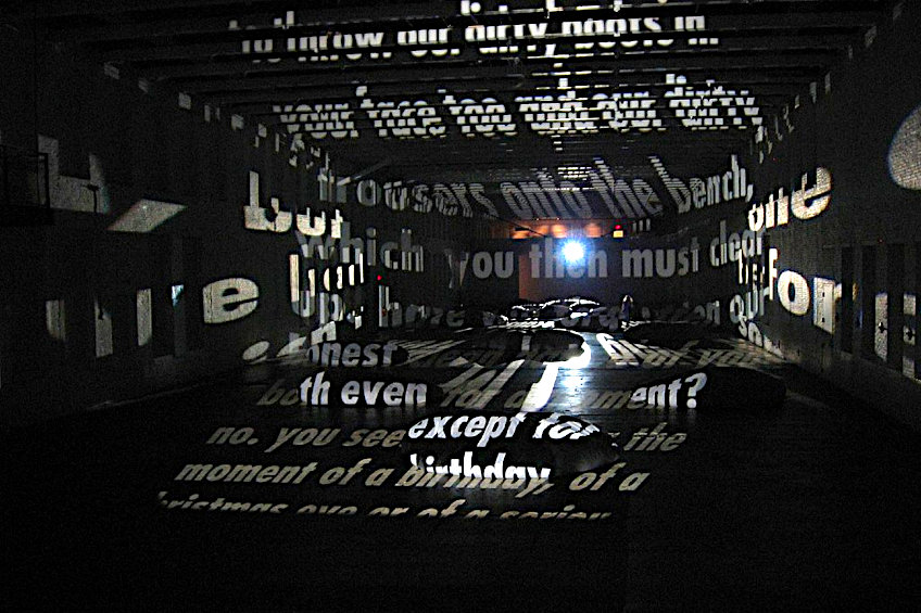 Text Art Projections by Jenny Holzer