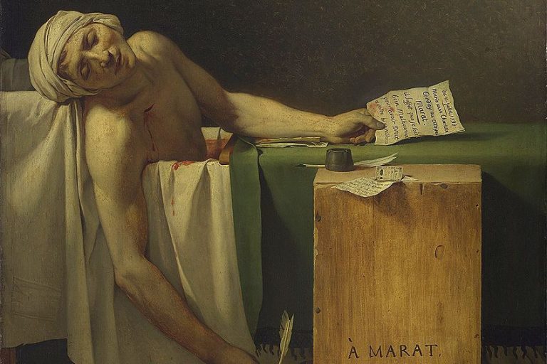 “The Death of Marat” by Jacques-Louis David – In-Depth Analysis