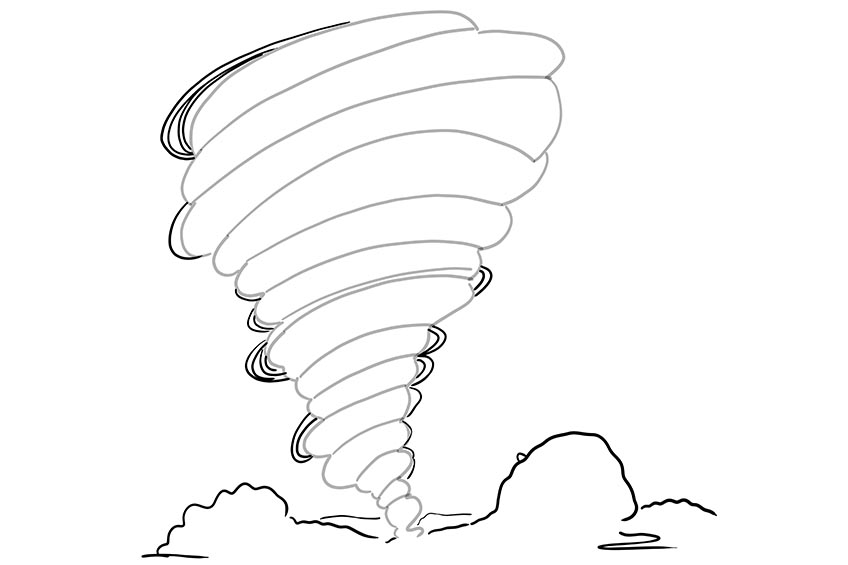 Tornado Drawing 03