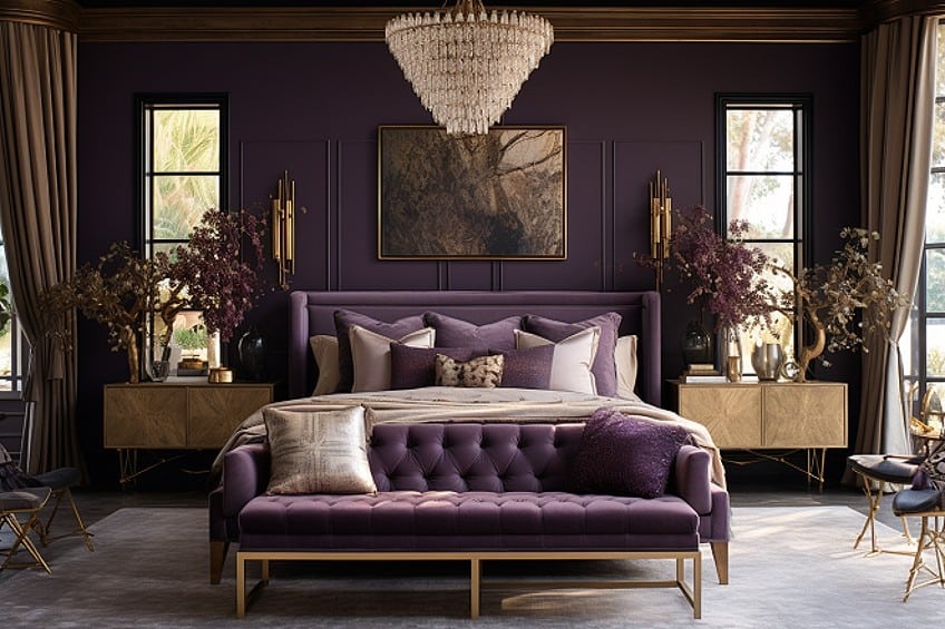 Examples of Colors That Go With Purple