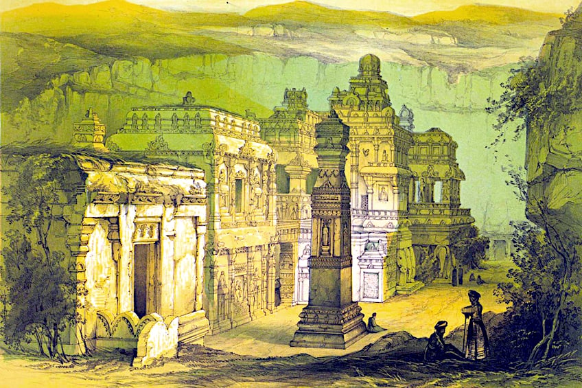 Kailasa Temple at Ellora