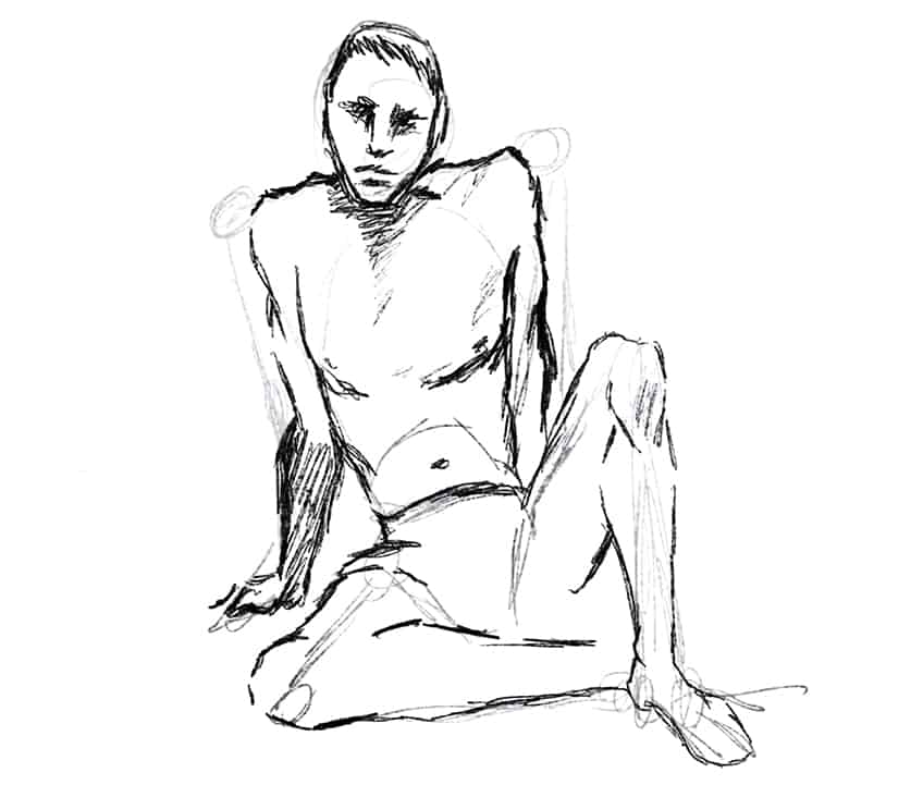 Crossed Legs Poses - Female male sitting pose | PoseMy.Art