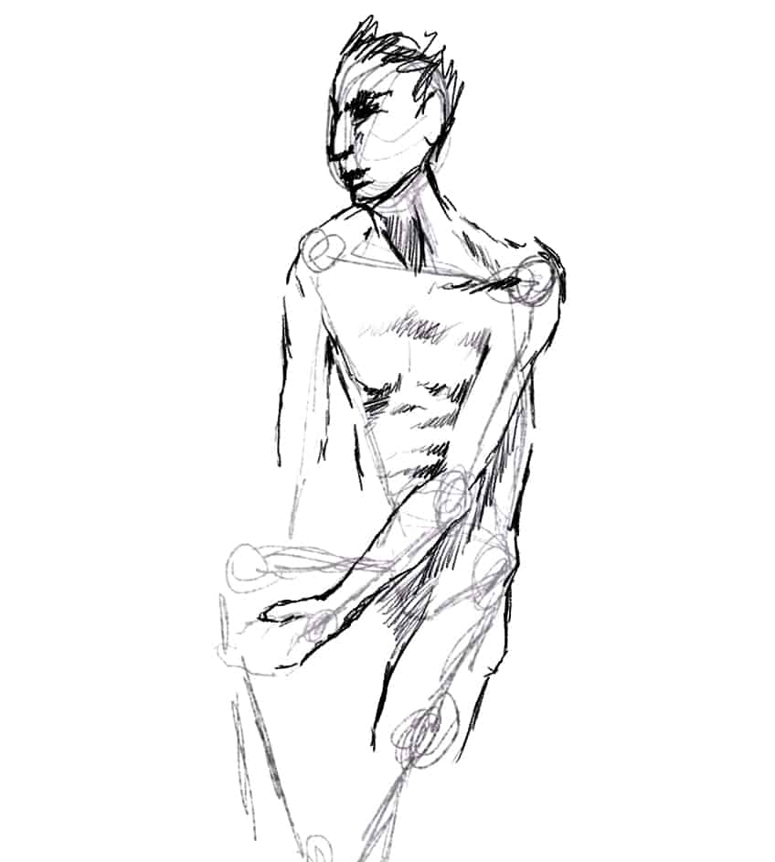 Human pose painting study :: Behance