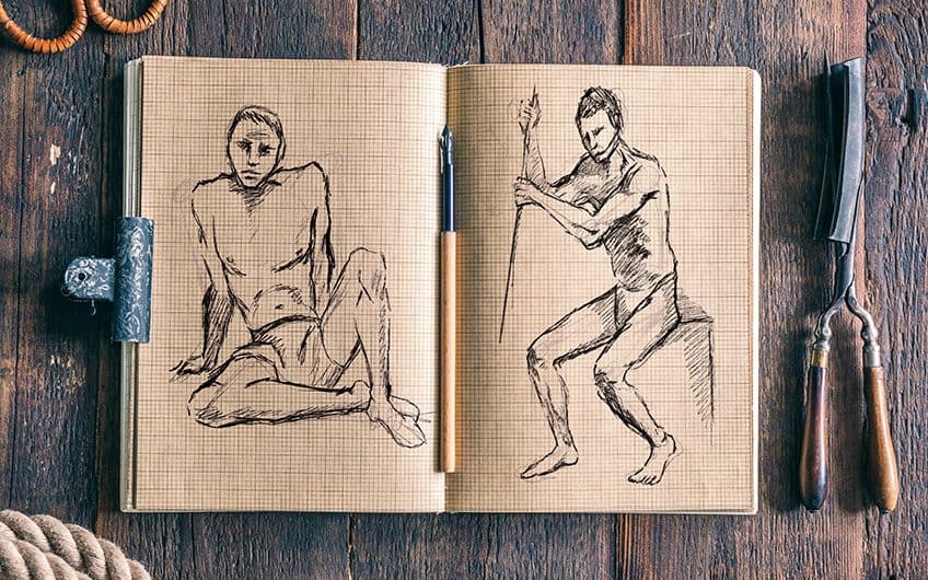 How to draw a man figure  I Draw Fashion