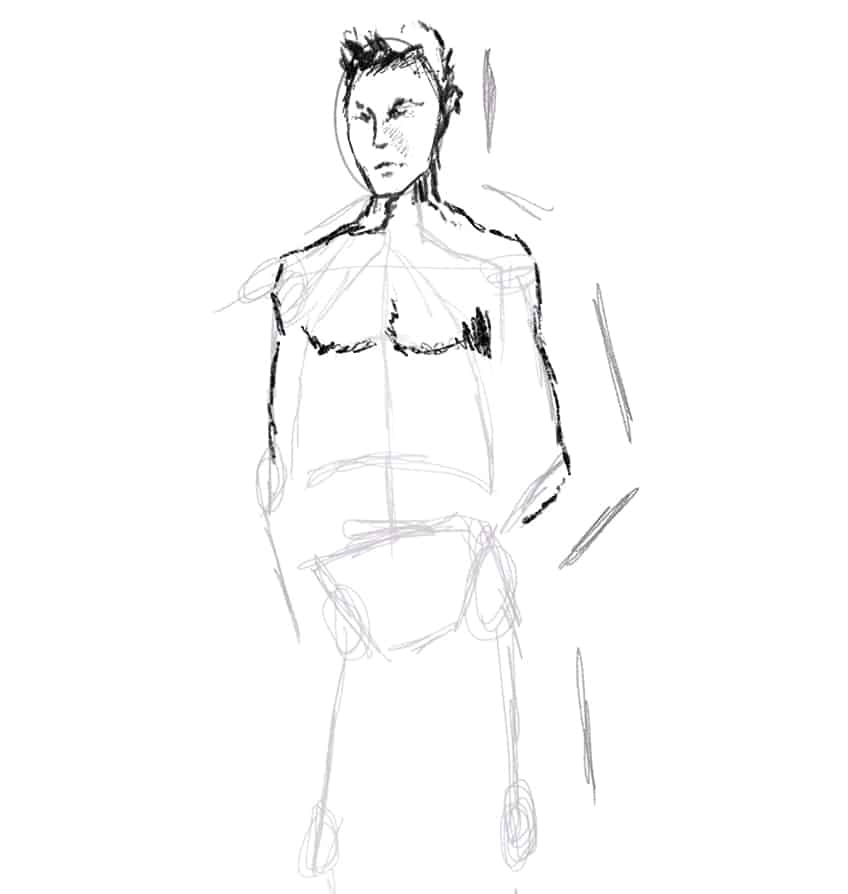 Male Sketch Poses 13