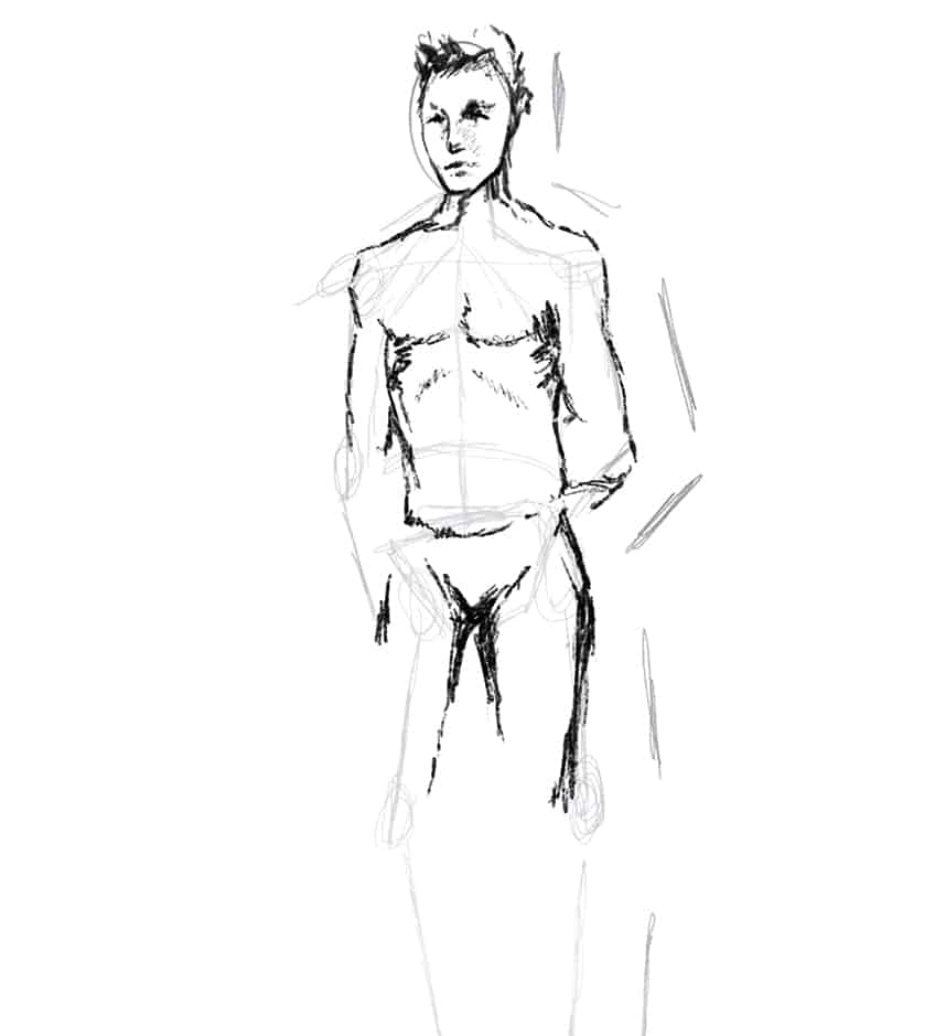 Male Sketch Poses 14
