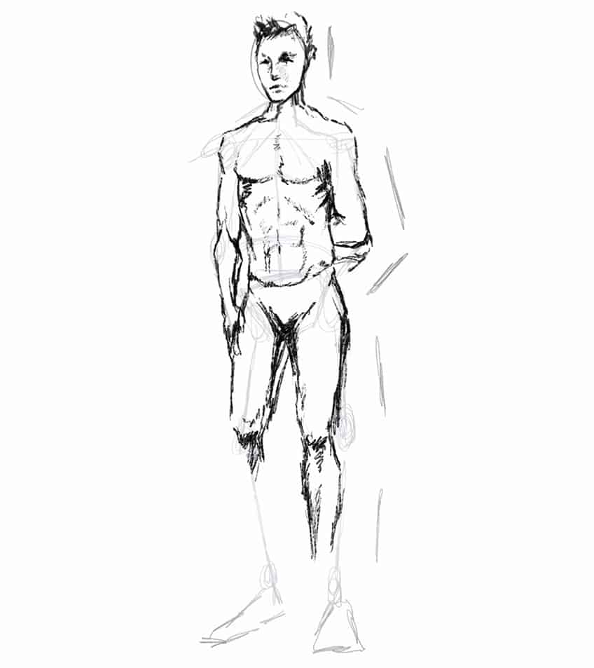 Male Sketch Poses 16