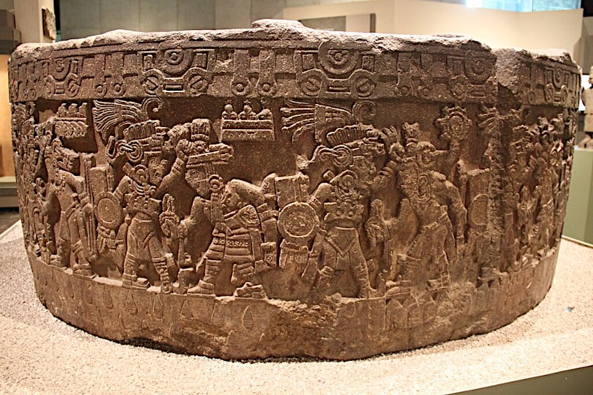 Sacrificial Aztec Stone Art