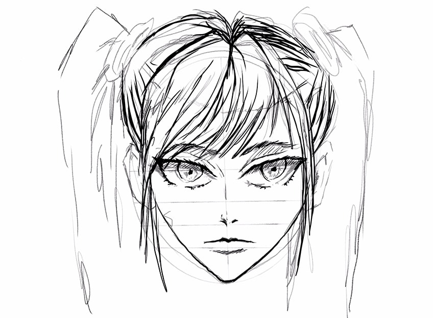 Ive been practicing to get hair right I definitely feel like I improved  but something is missing to make it perfect What is it Or am I just being  to harsh on