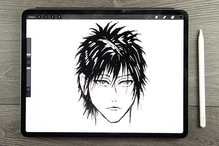 male anime hair easy  Clip Art Library