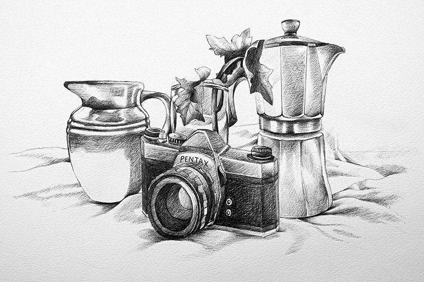 Still Life with a Blue Bottle | by Updog Gallery | Updog Gallery | Medium