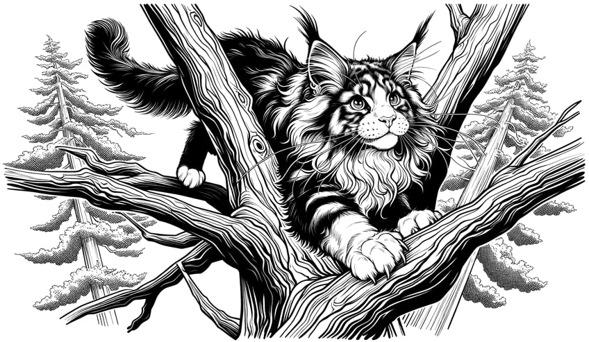 cat coloring page 13