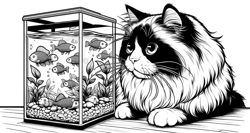 cat coloring page 14