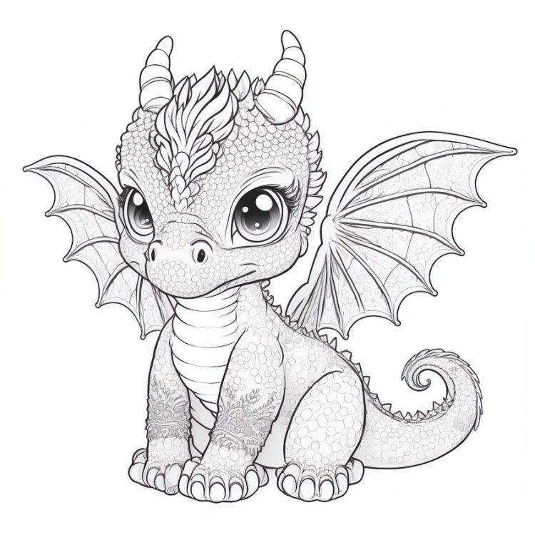 Dragon Coloring Pages Our 26 Free Dragons to Print and Color