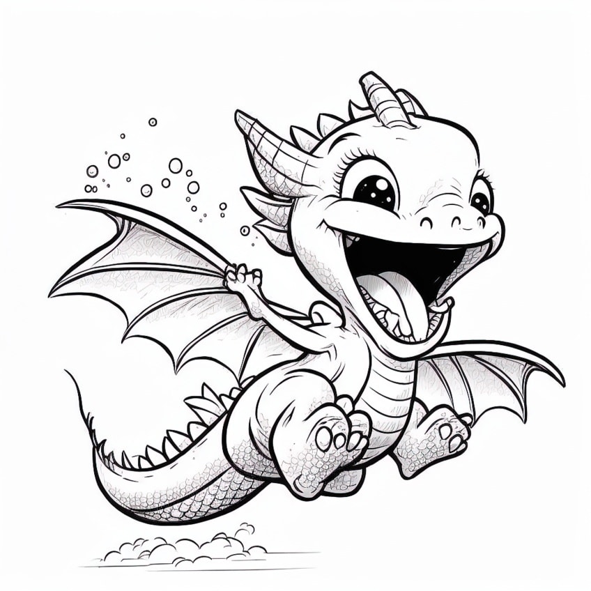 cute dragon coloring pages05