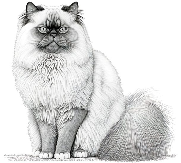 Cat Coloring Pages - The 16 Most Popular Cat Breeds