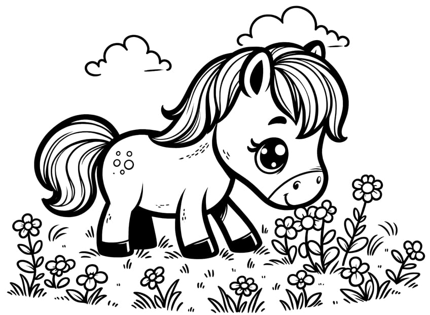 Free Printable Horse Coloring Pages For Kids
