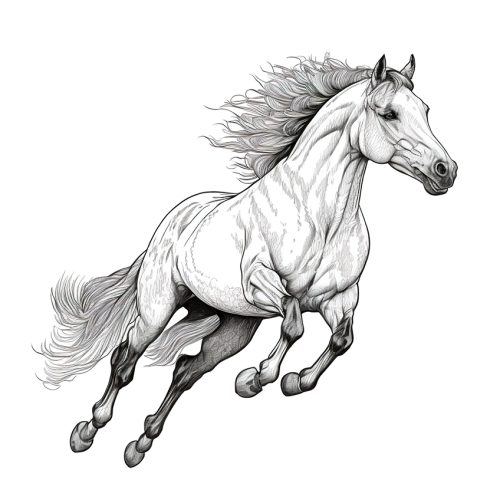 Horse Coloring Pages - 15 Unique and Free Coloring Sheets